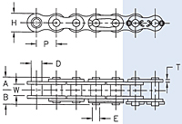 Dimensions<!--Nickel Plated Chains-->