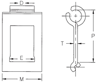 Dimensions<!--Steel Detachable Chains-->