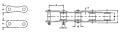 Dimensions<!--Agricultural Roller Chains-->