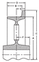 Dimensions<!--Cast Single Flanged Idler-->